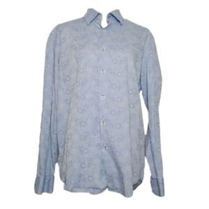 Report Collection Men's Long‎ Sleeve button down shirt size Large